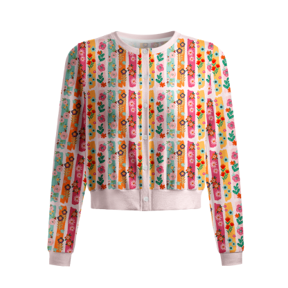 Pagewings Bookish Crew Neck Cardigan Sweaters