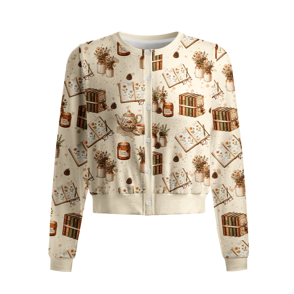 Pagewings Book Lover Cardigan Sweaters