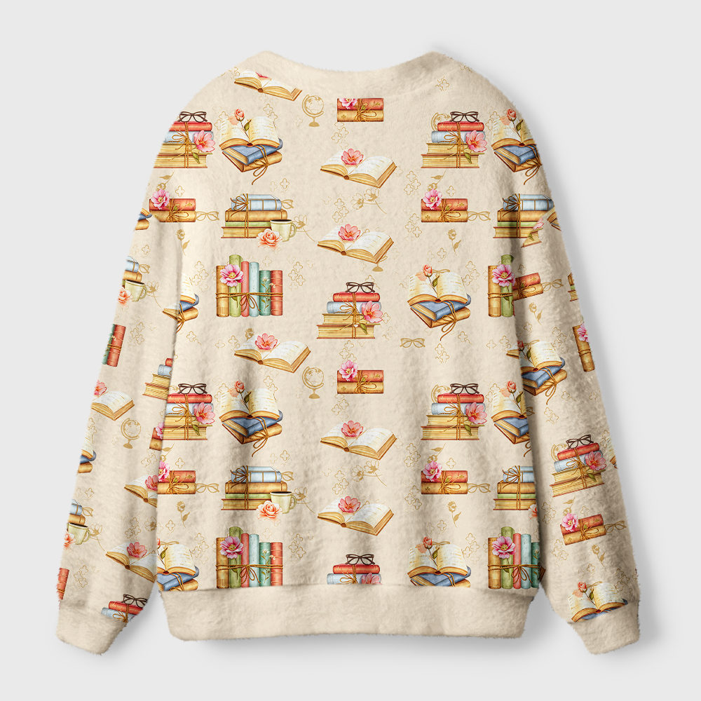 Pagewings Book Lover Light Knit Unisex Cardigan Sweaters