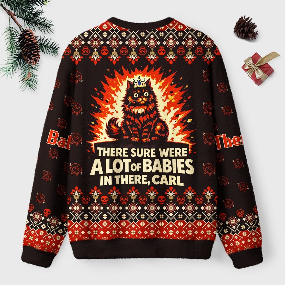 Pagewings Sci Fi Book Lover Unisex Ugly Light Knit Sweatshirt