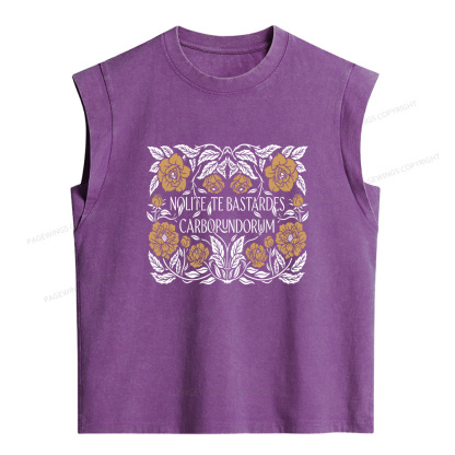 Pagewings Dystopian Book Lovers Women's Washed Tank Top