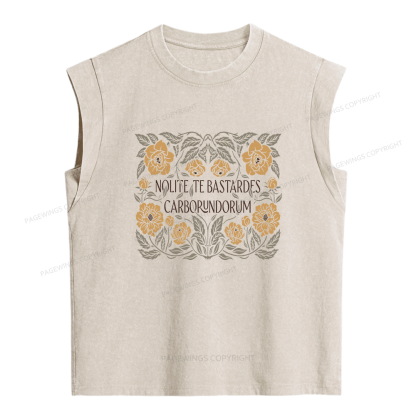 Pagewings Dystopian Book Lovers Women's Washed Tank Top