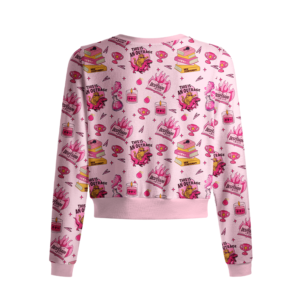 Pagewings Sci Fi Book Lover Crew Neck Cardigan Sweaters