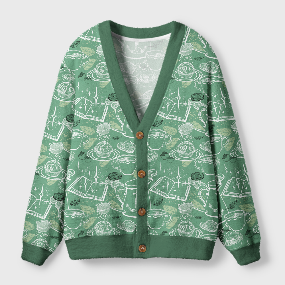Pagewings Book Lover Light Knit Unisex Cardigan Sweaters