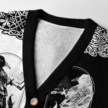 Pagewings Read Banned Books Light Knit Unisex Cardigan Sweaters