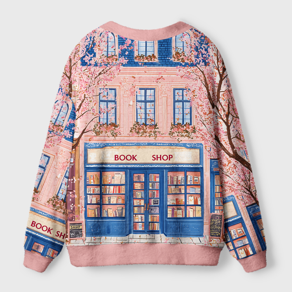 Pagewings Book Shop Light Knit Unisex Cardigan Sweaters