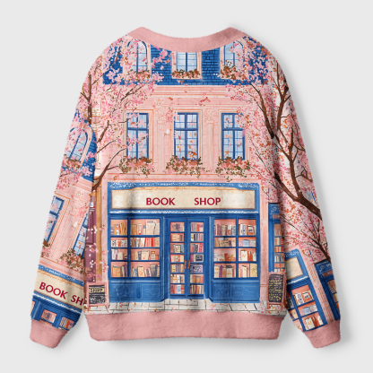 Pagewings Book Shop Light Knit Unisex Cardigan Sweaters