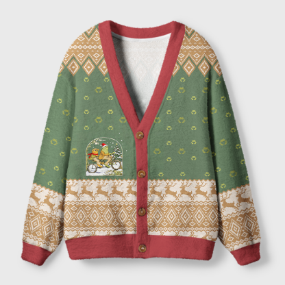 Pagewings The Growing Frog Light Knit Unisex Cardigan Sweaters
