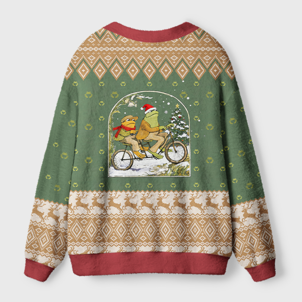 Pagewings The Growing Frog Light Knit Unisex Cardigan Sweaters