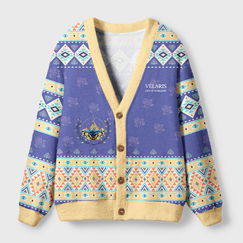 Pagewings Velaris City Of Starlight Light Knit Unisex Cardigan Sweaters