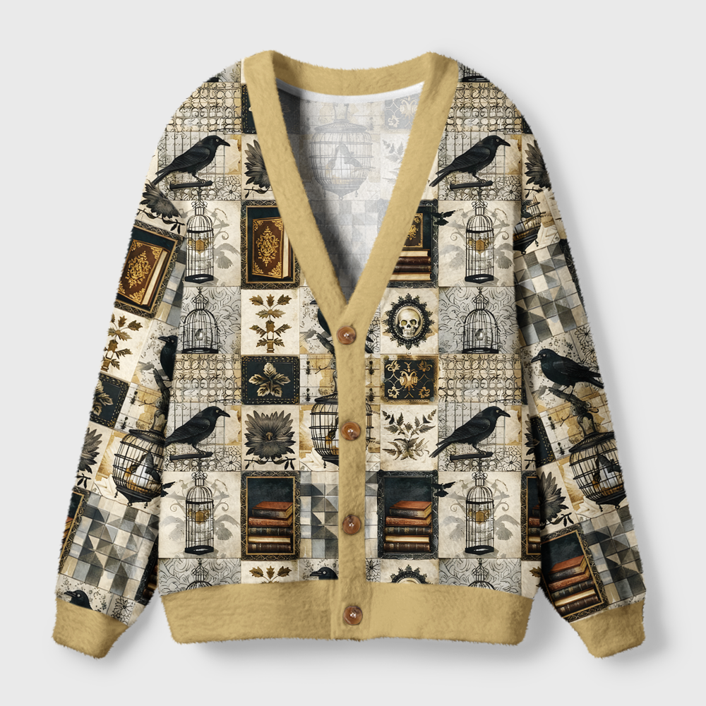 Pagewings Never More Light Knit Unisex Cardigan Sweaters