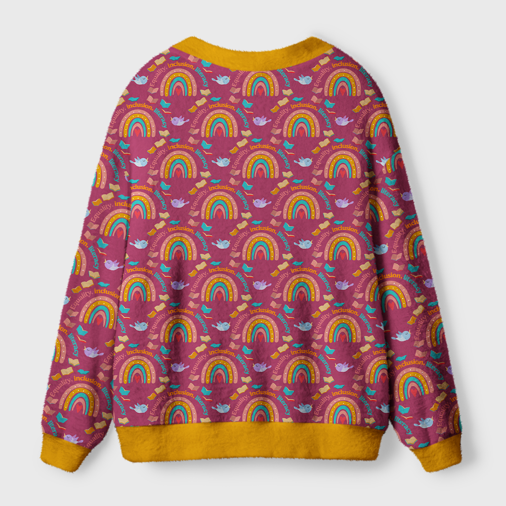 Pagewings Literacy Light Knit Unisex Cardigan Sweaters