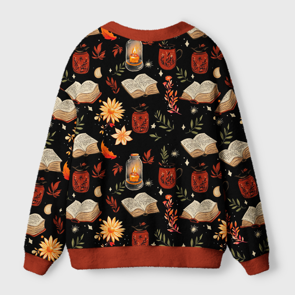 Pagewings Read More Books Light Knit Unisex Cardigan Sweaters