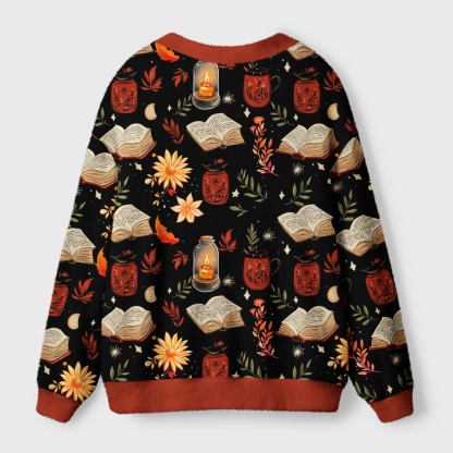 Pagewings Read More Books Light Knit Unisex Cardigan Sweaters
