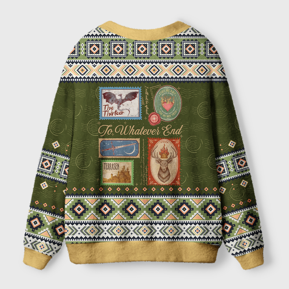 Pagewings To Whatever End Light Knit Unisex Cardigan Sweaters