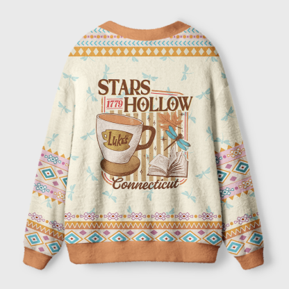 Pagewings Stars Hollow 1779 Connecticut Light Knit Unisex Cardigan Sweaters