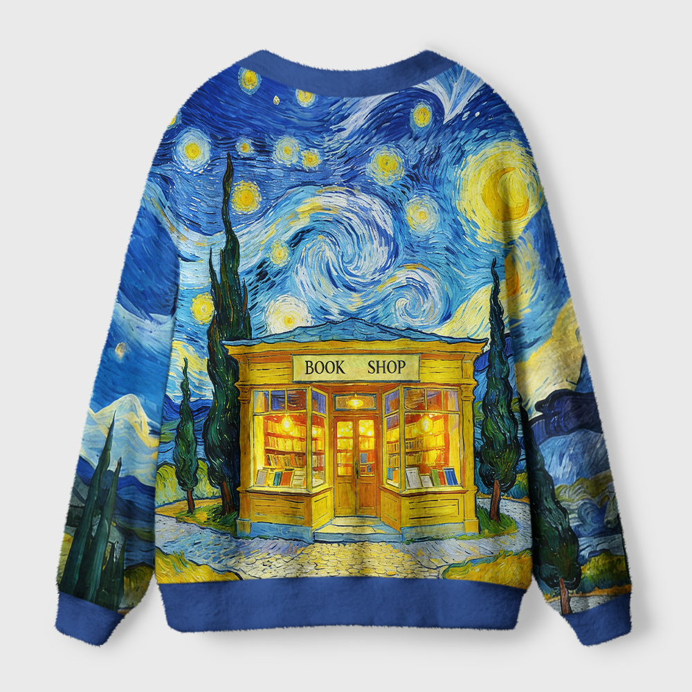 Pagewings Bookshop Light Knit Unisex Cardigan Sweaters