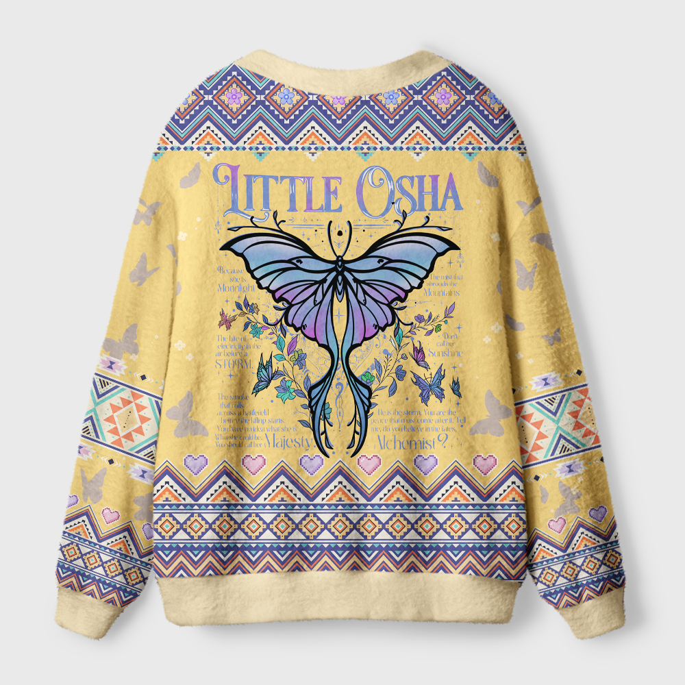 Pagewings Little Oshia Light Knit Unisex Cardigan Sweaters