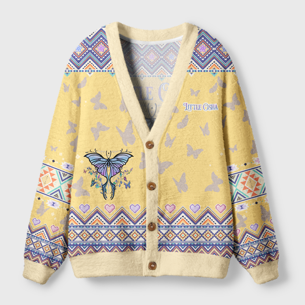 Pagewings Little Oshia Light Knit Unisex Cardigan Sweaters