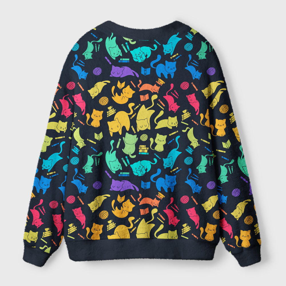 Pagewings Fantasy Reading Light Knit Unisex Cardigan Sweaters