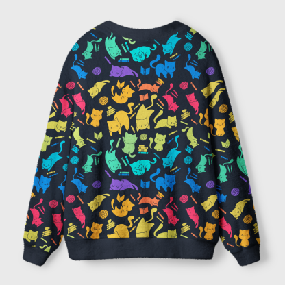 Pagewings Fantasy Reading Light Knit Unisex Cardigan Sweaters