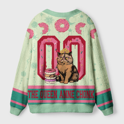 Pagewings The Queen Light Knit Unisex Cardigan Sweaters