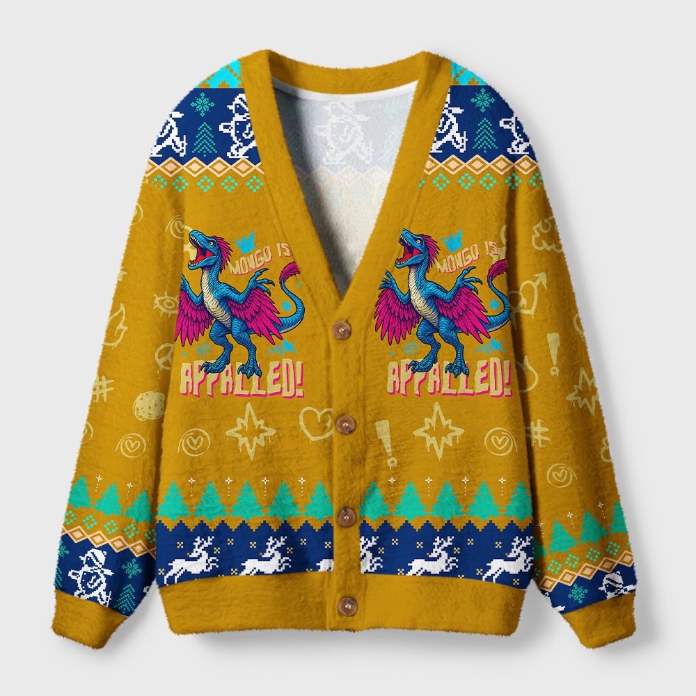 Pagewings Affiliated Reading Dragon Light Knit Unisex Cardigan Sweaters