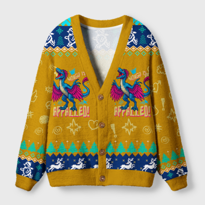 Pagewings Affiliated Reading Dragon Light Knit Unisex Cardigan Sweaters