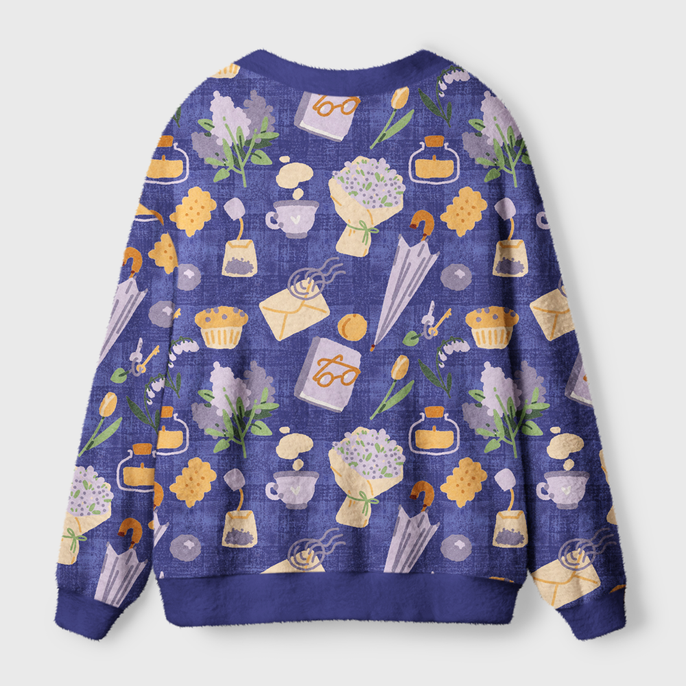 Pagewings Cozy Reading Light Knit Unisex Cardigan Sweaters