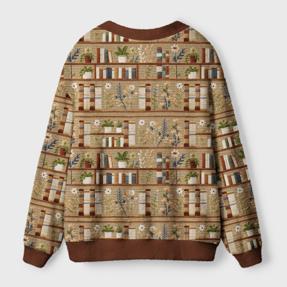 Pagewings Cozy Reading Light Knit Unisex Cardigan Sweaters