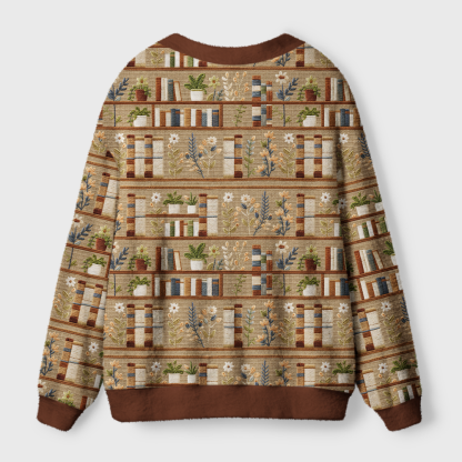 Pagewings Cozy Reading Light Knit Unisex Cardigan Sweaters