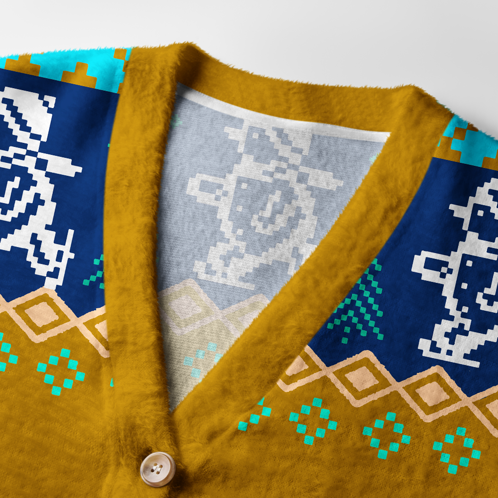 Pagewings Affiliated Reading Dragon Light Knit Unisex Cardigan Sweaters