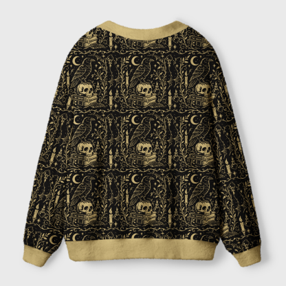 Pagewings Read Banned Books Light Knit Unisex Cardigan Sweaters