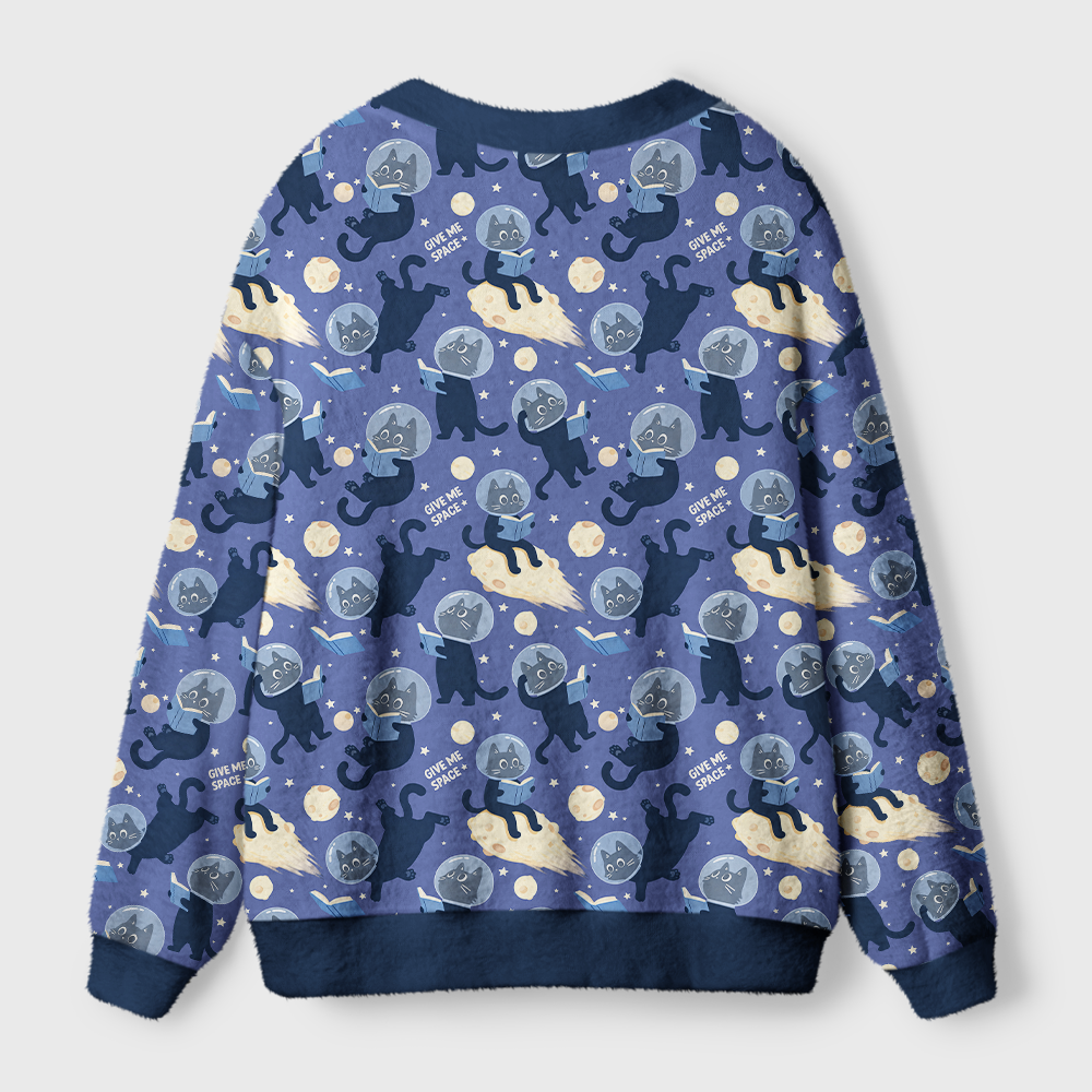Pagewings Give Me Space Light Knit Unisex Cardigan Sweaters