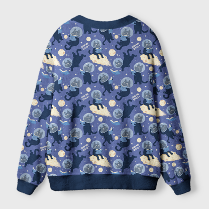 Pagewings Give Me Space Light Knit Unisex Cardigan Sweaters