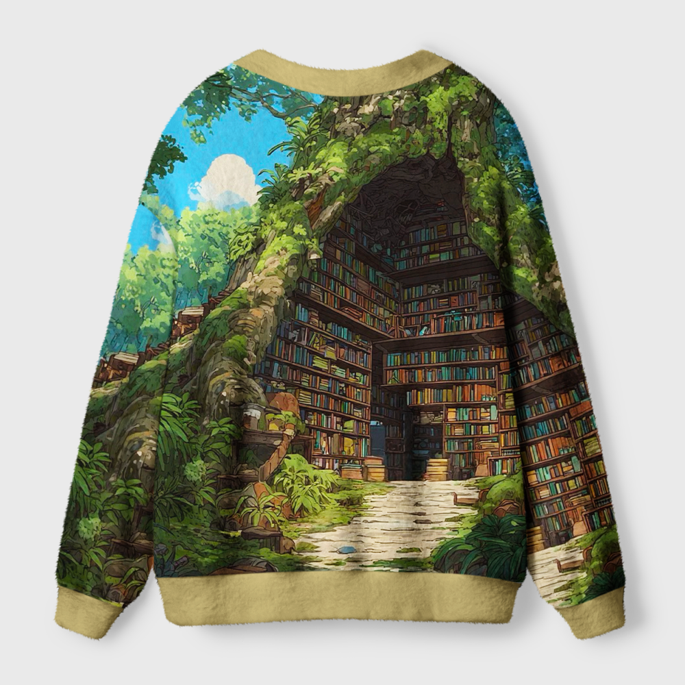 Pagewings Library Light Knit Unisex Cardigan Sweaters