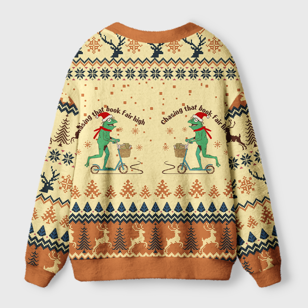Pagewings Don’t Look For Logic In Breaking That Book Light Knit Unisex Cardigan Sweaters