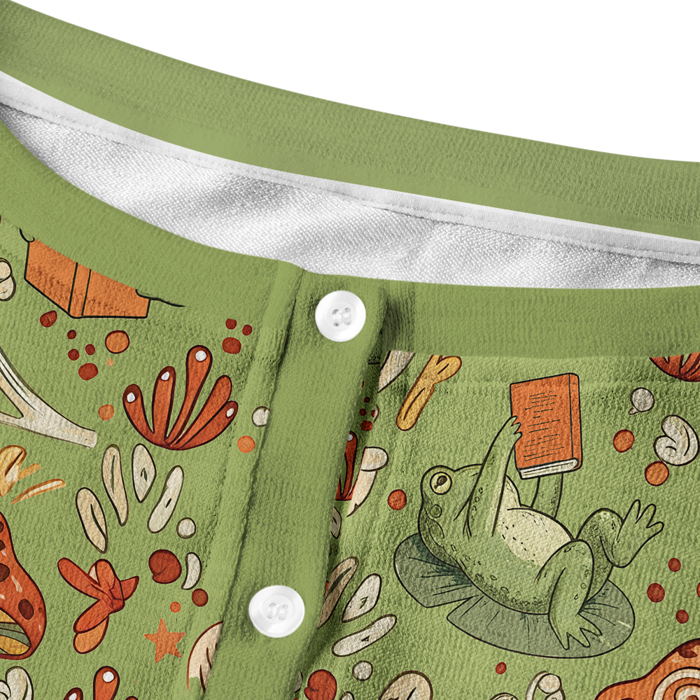 Pagewings Book Lover Crew Neck Cardigan Sweaters