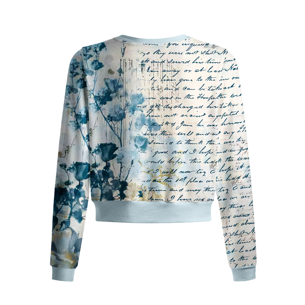 Pagewings Literature Crew Neck Cardigan Sweaters