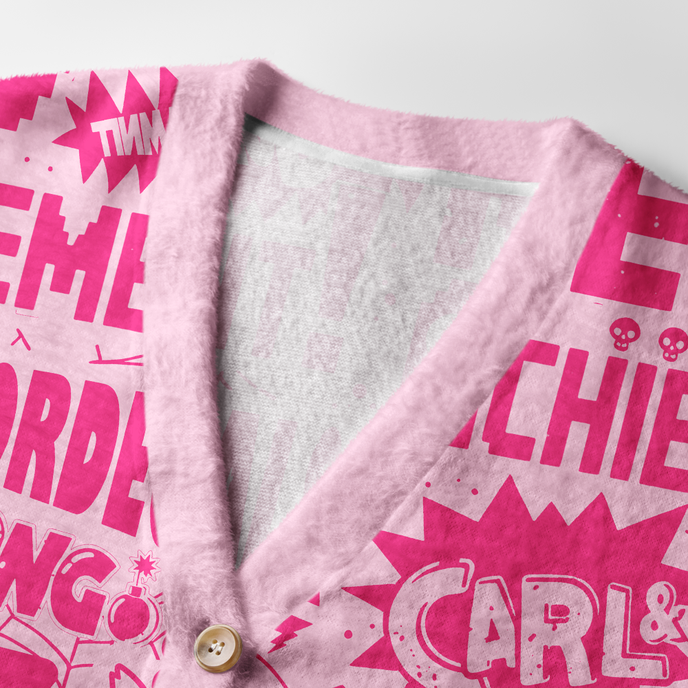 Pagewings Sci Fi Book Lover Light Knit Unisex Cardigan Sweaters