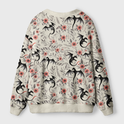 Pagewings Fantasy Bookish Light Knit Unisex Cardigan Sweaters