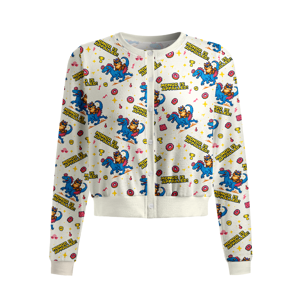 Pagewings Sci Fi Book Lover Crew Neck Cardigan Sweaters