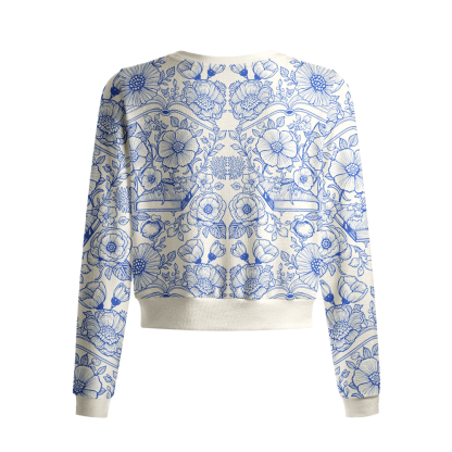 Pagewings Bookish Vibe Crew Neck Cardigan Sweaters