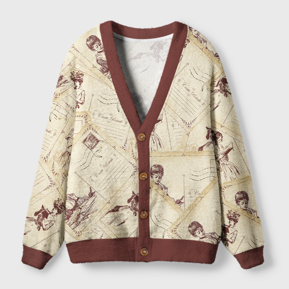 Pagewings Literature Light Knit Unisex Cardigan Sweaters