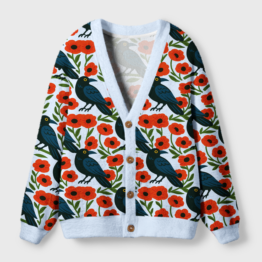 Pagewings Read Banned Books Light Knit Unisex Cardigan Sweaters