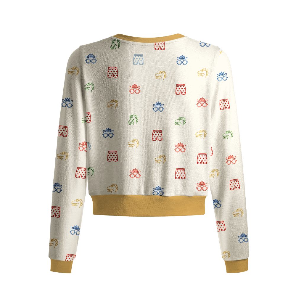 Pagewings Sci Fi Book Lover Crew Neck Cardigan Sweaters