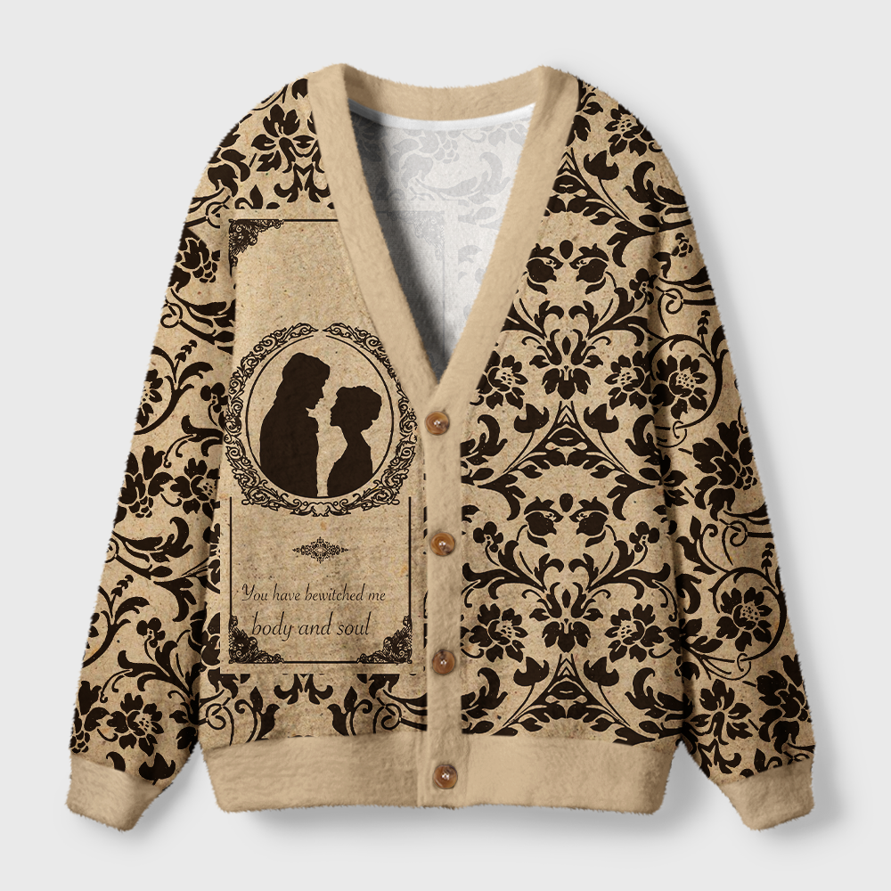 Pagewings You Have Bewitched Me Body And Soul Light Knit Unisex Cardigan Sweaters