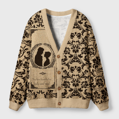 Pagewings You Have Bewitched Me Body And Soul Light Knit Unisex Cardigan Sweaters
