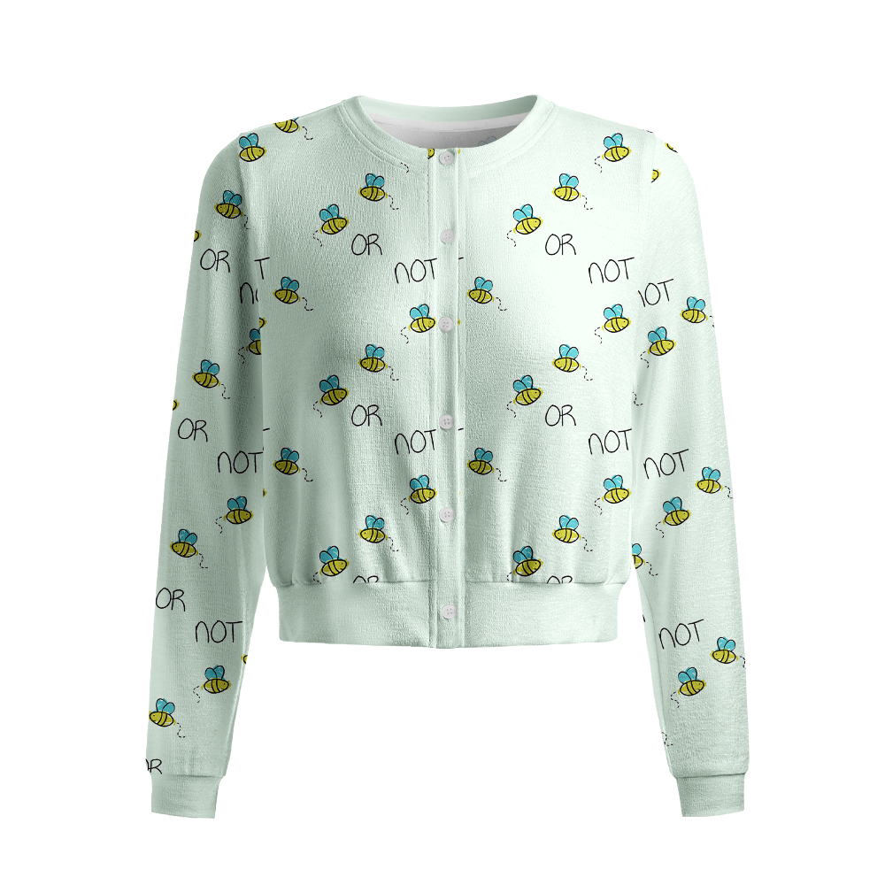 Pagewings Pagewings Literature Bookish Crew Neck Cardigan Sweaters