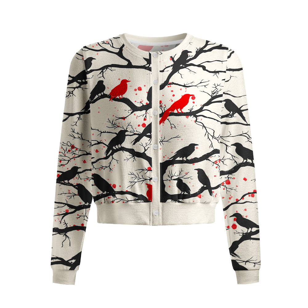 Pagewings Pagewings Literature Bookish Crew Neck Cardigan Sweaters